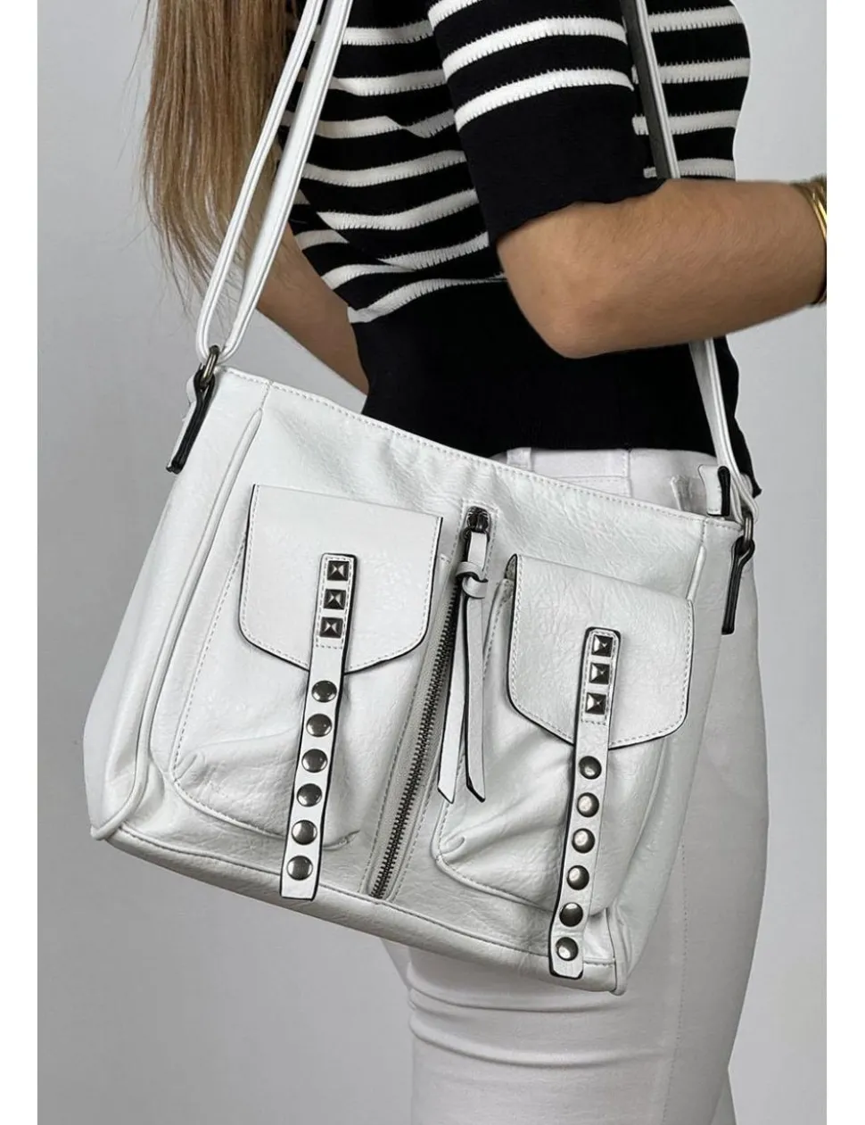 Bolso bandolera blanco