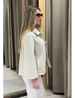Chaqueta neopreno beige