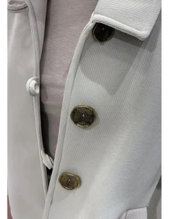 Chaqueta neopreno beige