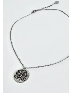 Collar plateado árbol de la vida