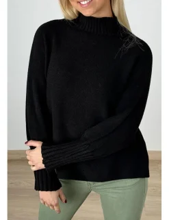 Jersey oversize perkins canalé negro