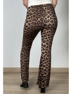 Leggins leopardo acampanado