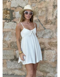 Mono corto nudo beige
